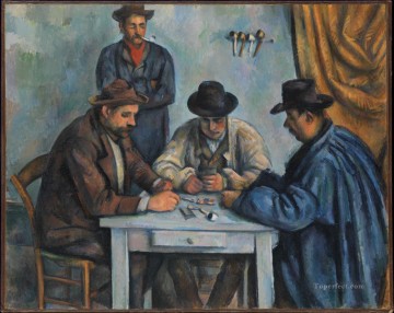 Paul Cezanne Painting - the card players 1893 Paul Cezanne